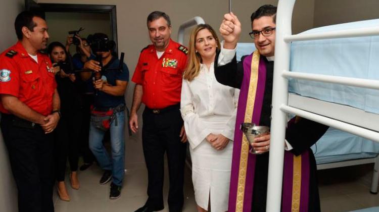 Inauguran nueva estación de bomberos en La Prosperina Inauguran nueva estación de bomberos en el sector de La Prosperina