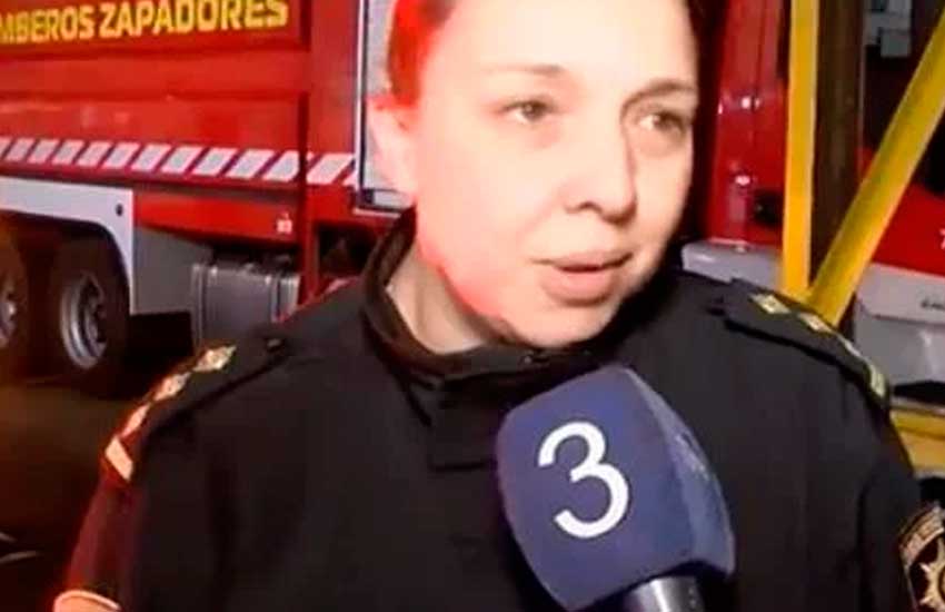 Una mujer está al mando de los Bomberos Zapadores