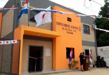 Inauguran en Yaguarón un nuevo cuartel de los Bomberos