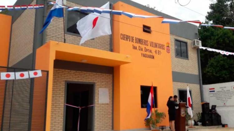 Inauguran en Yaguarón un nuevo cuartel de los Bomberos