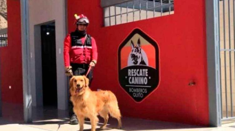 Nuevas instalaciones de la Unidad Canina de Bomberos de Quito