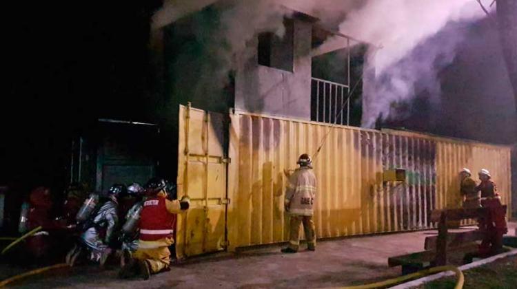 Entrenamiento en el Centro de Capacitación Bomberos Ciudad del Este Centro de Capacitación Bomberos Ciudad del Este