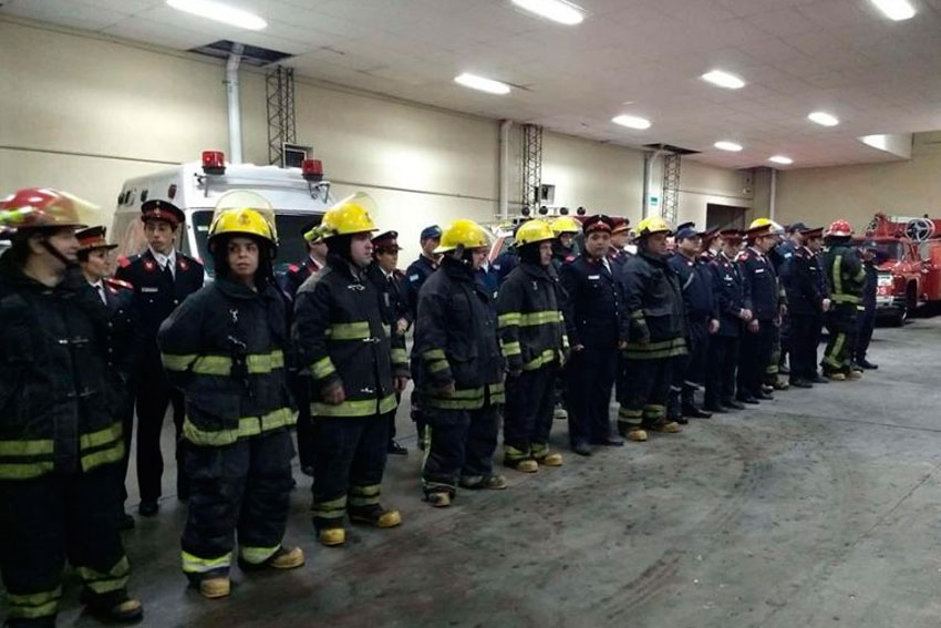 Bomberos Voluntarios Las Flores cumplió 58 años