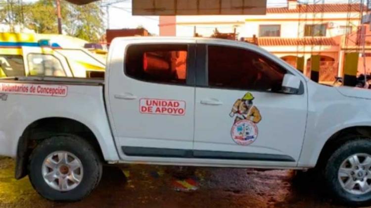 Donan camioneta a los Bomberos Voluntarios de Concepción