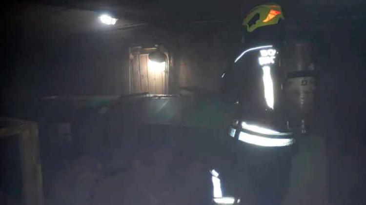 Voraz incendio en una planta de maní en Córdoba
