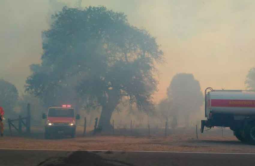 Domingo con incendios en distintos puntos de Córdoba