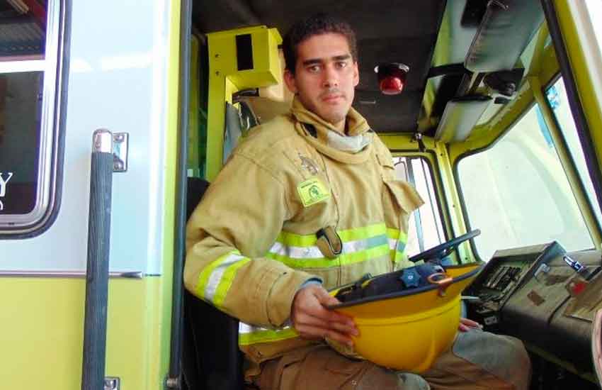 Desde chico quise ser bombero...