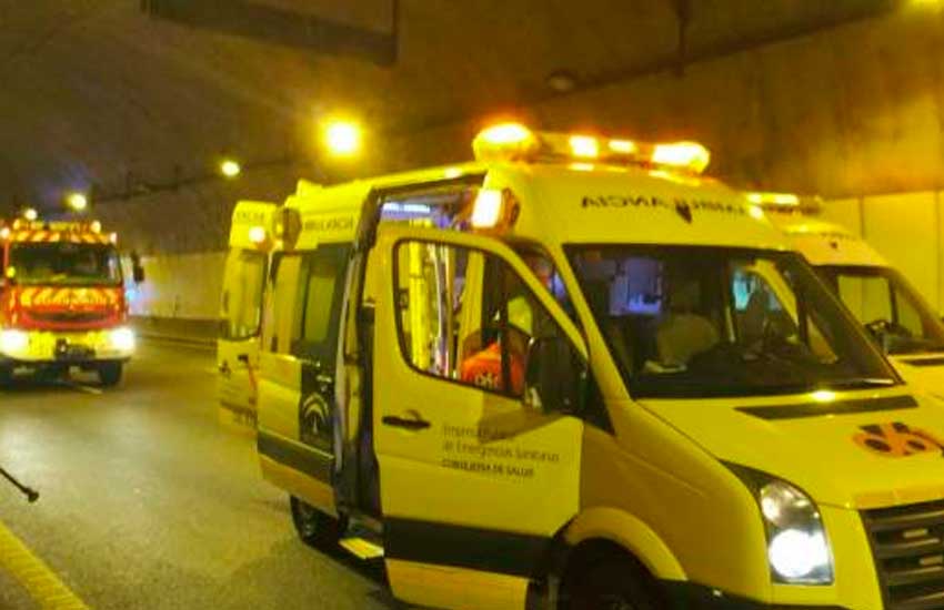 Ambulancias y Bomberos llevarán luces azules