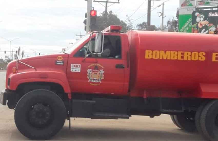 Sin funcionar pipa de Bomberos de San Quintín