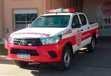 Bomberos Voluntarios de Lezama incorporó nueva unidad