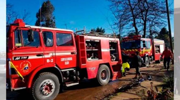 Bomberos de Colbún denuncian ataques a voluntarios Bomberos de Colbún denuncian ataques a voluntarios
