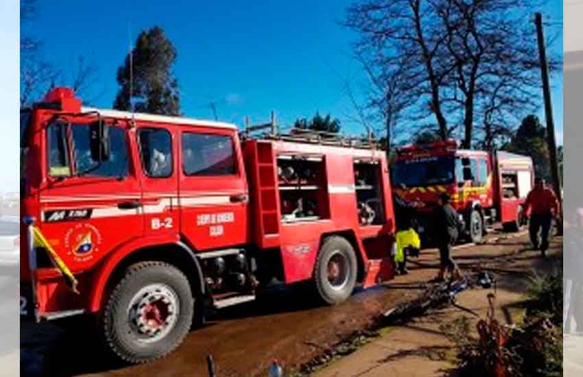 Bomberos de Colbún denuncian ataques a voluntarios