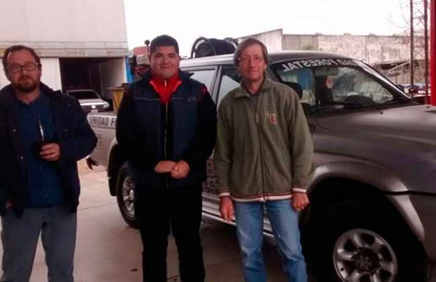 Bomberos de San Jaime recibieron una camioneta de parte de Chajarí