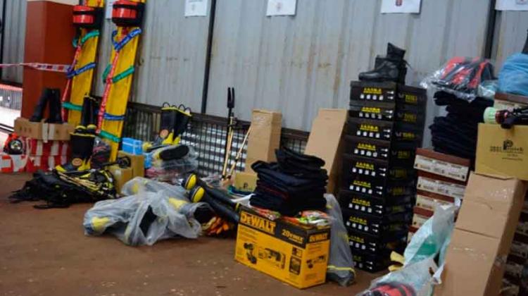 Entrega de equipamientos para bomberos en Misiones Entrega de equipamientos para bomberos en Misiones