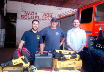 Nuevas herramientas para los Bomberos Voluntarios de Iguazú