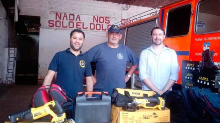 Nuevas herramientas para los Bomberos Voluntarios de Iguazú Nuevas herramientas para los Bomberos Voluntarios de Iguazú