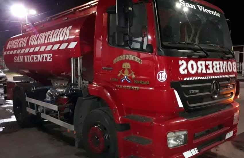 Bomberos de San Vicente recibieron una nueva unidad