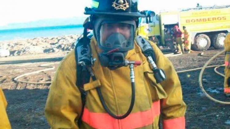 Dolor por la prematura muerte del bombero Francisco Medina