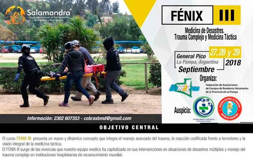 Capacitación internacional para bomberos en General Pico