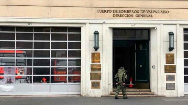 Cuartel de Bomberos debió ser desalojado por aviso de bomba