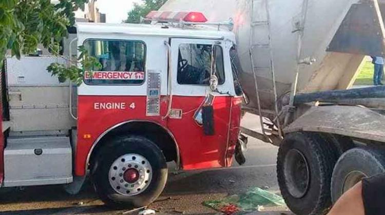 Accidente deja un Bombero Voluntario fallecido y tres heridos Accidente deja un Bombero Voluntario fallecido y tres heridos
