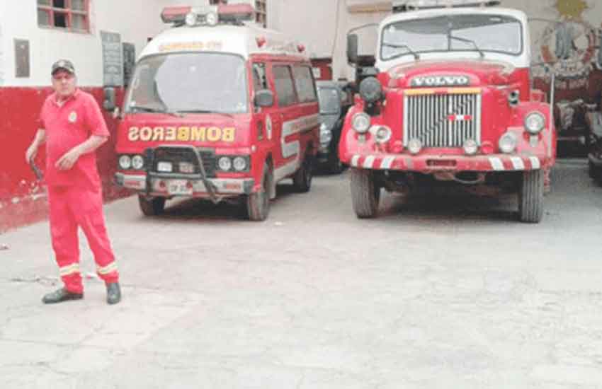 Bomberos fuera de servicio por falta de vehículos