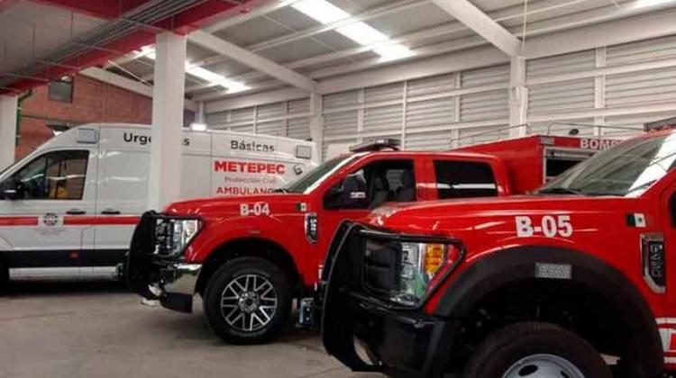 Inauguran nueva estación de Bomberos en Metepec