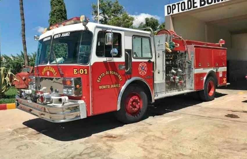 Bomberos de Benito Juárez sin energía eléctrica