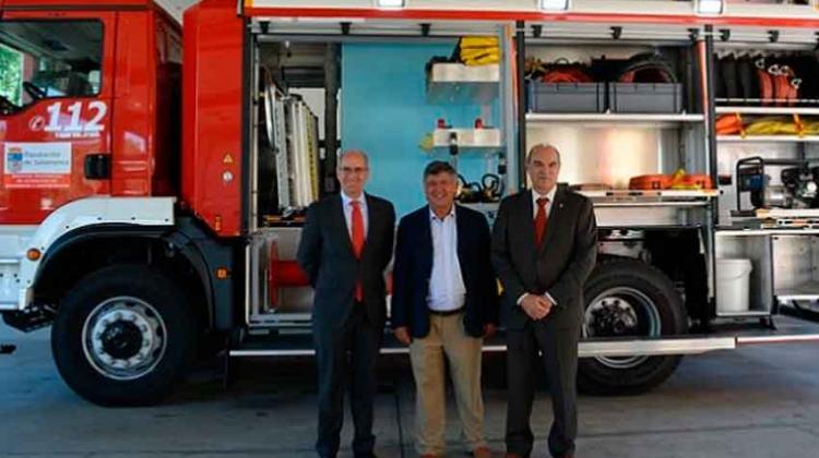 Nuevo camión de bomberos para Béjar Nuevo camión de bomberos para Béjar