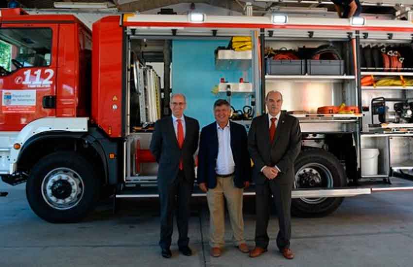 Nuevo camión de bomberos para Béjar