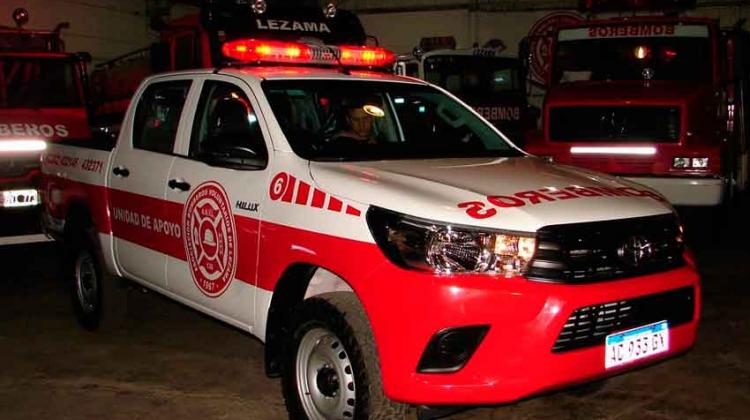 Presentaron oficialmente la nueva unidad de Bomberos Voluntarios