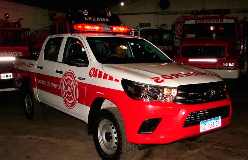 Presentaron oficialmente la nueva unidad de Bomberos Voluntarios