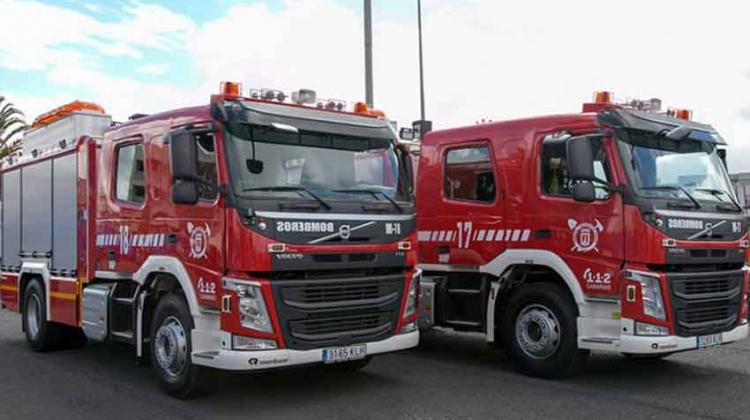 Bomberos de Tenerife adquieren cinco camiones