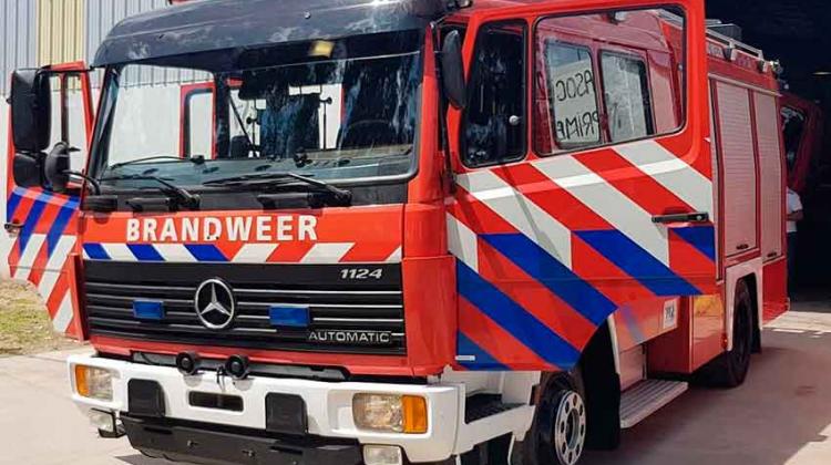 Bomberos de Jesús María con nuevo autobomba Bomberos de Jesús María con nuevo autobomba