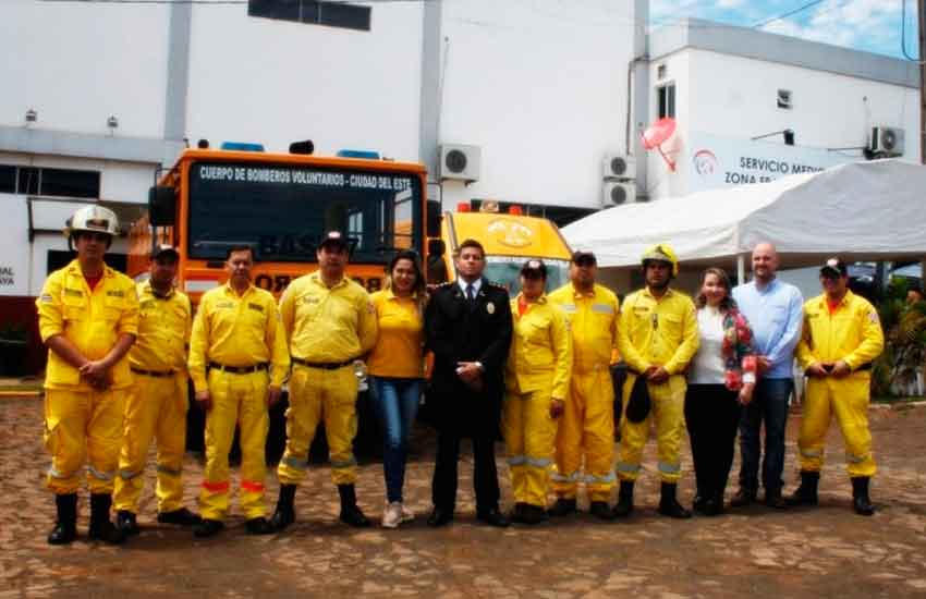 Nueva Base de los Bomberos Voluntarios en el Km 11