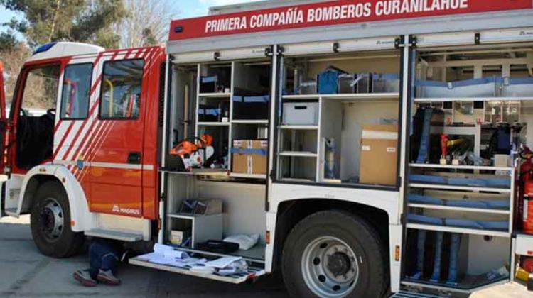 Nuevo carro de rescate se suma a Bomberos de Curanilahue