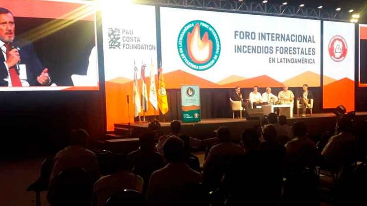 Comenzó el Foro Internacional de Internacional de Incendios Forestales