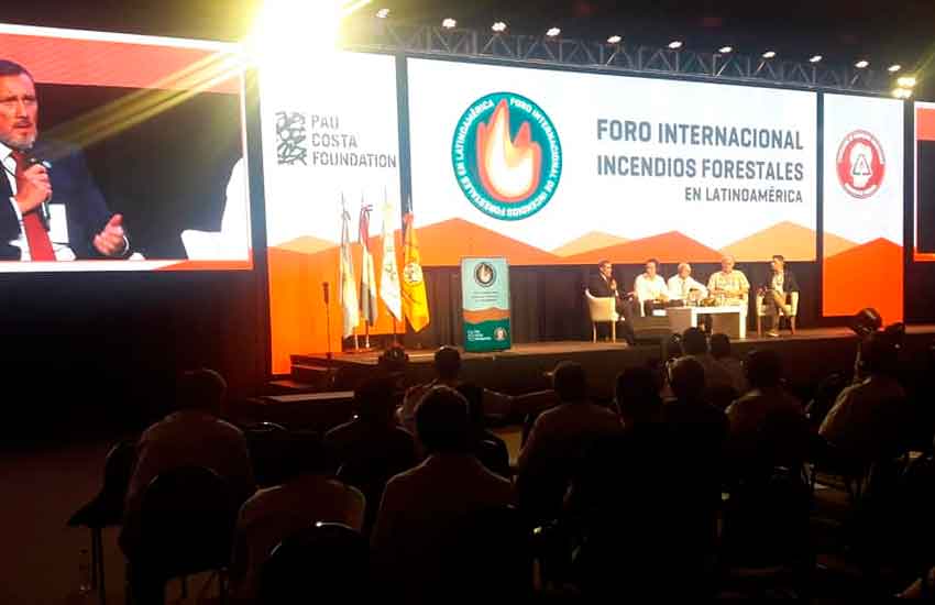 Comenzó el Foro Internacional de Internacional de Incendios Forestales