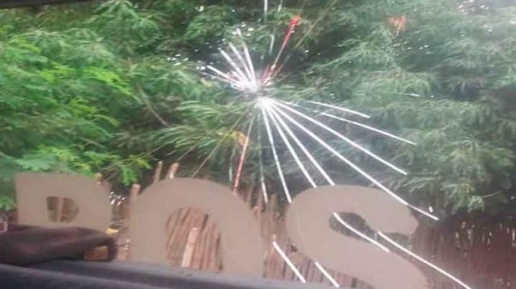 Atacaron autobomba de bomberos de Embarcación Atacaron autobomba de bomberos de Embarcación