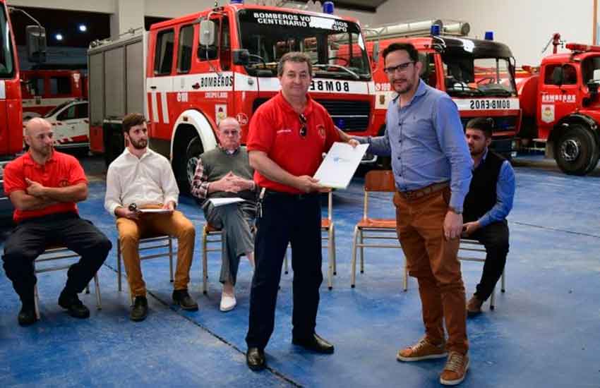 Bomberos Voluntarios de Crespo recibieron aporte