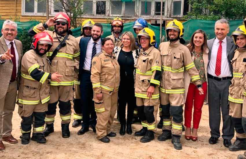 Entregan terreno para el cuartel de Bomberos de San Vicente