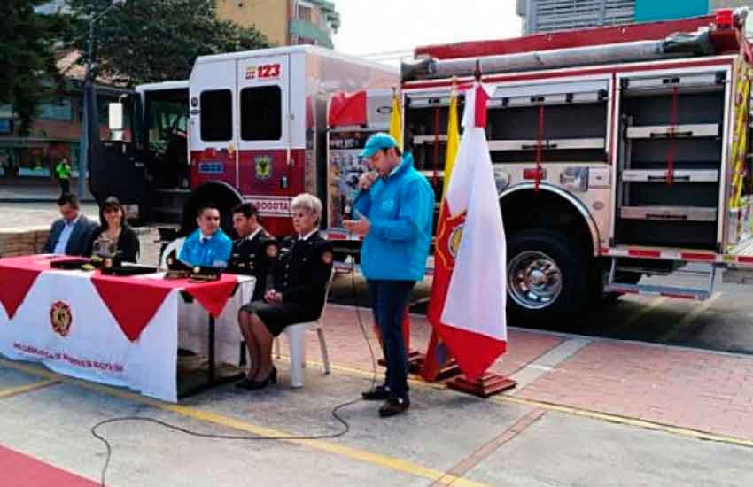 Bomberos de Chapinero estrena moderna máquina