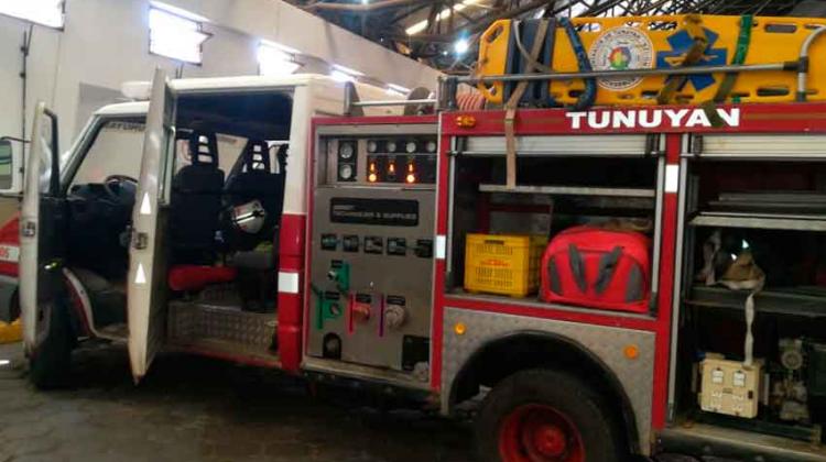 Incautaron mercadería que traían desde Chile los Bomberos de Tunuyán