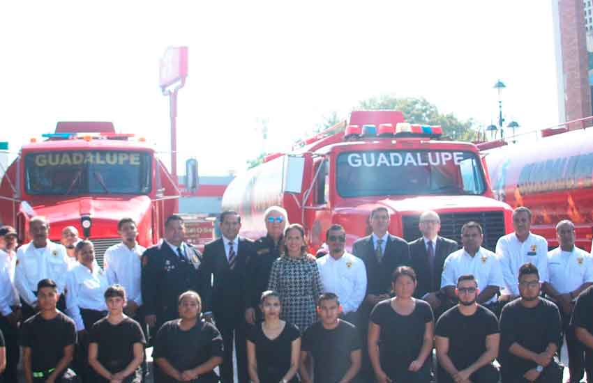 Entregan unidades a Bomberos de Ciudad Guadalupe