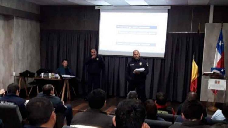 Bomberos de Talcahuano se capacitan con certificación internacional