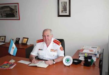 50 años de servicio del Comandante Daniel Vicente