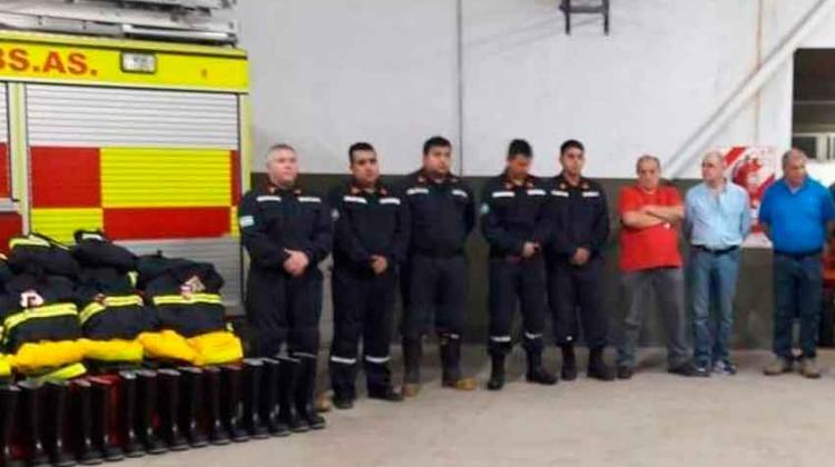 Bomberos Voluntarios de Colon presentaron su nuevo equipo