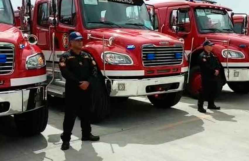 Bomberos recibe nuevos equipos de extinción y rescate