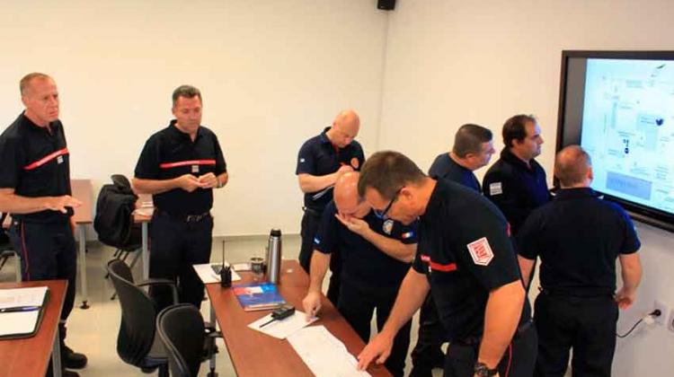 Bomberos franceses capacitaron en la Federación Santafesina Bomberos franceses capacitaron en la Federación Santafesina