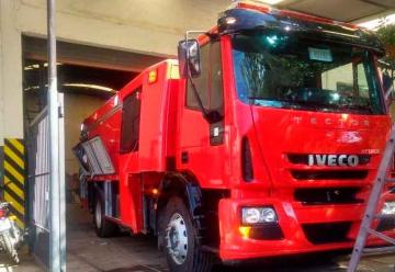 Bomberos Voluntarios San Martín con nueva unidad